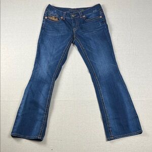 Seven7 Dark Blue Bootcut Jeans 
Size: 10